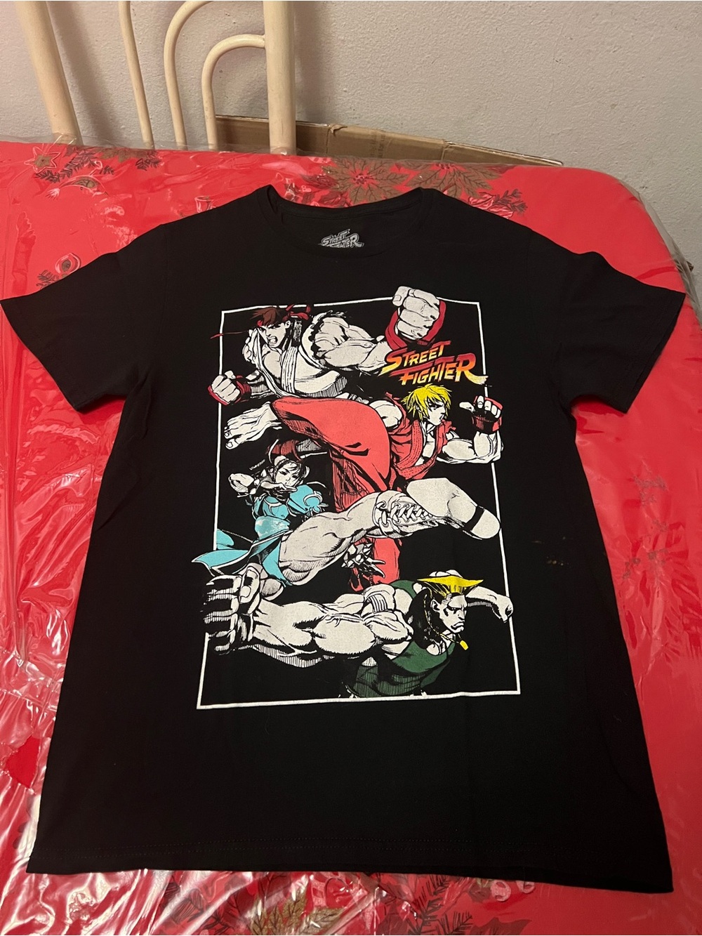 Street Fighter T Shirt Men’s Sz Medium Capcom Ryu Ken Chun Li Guile